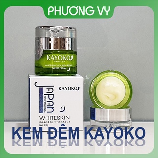 [SIÊU SALE] Kem đêm Kayoko xanh, chuyên làm mờ nám, tàn nhang và giúp tái tạo lại da, kem nám Nhật Bản, mỹ phẩm Kayoko.