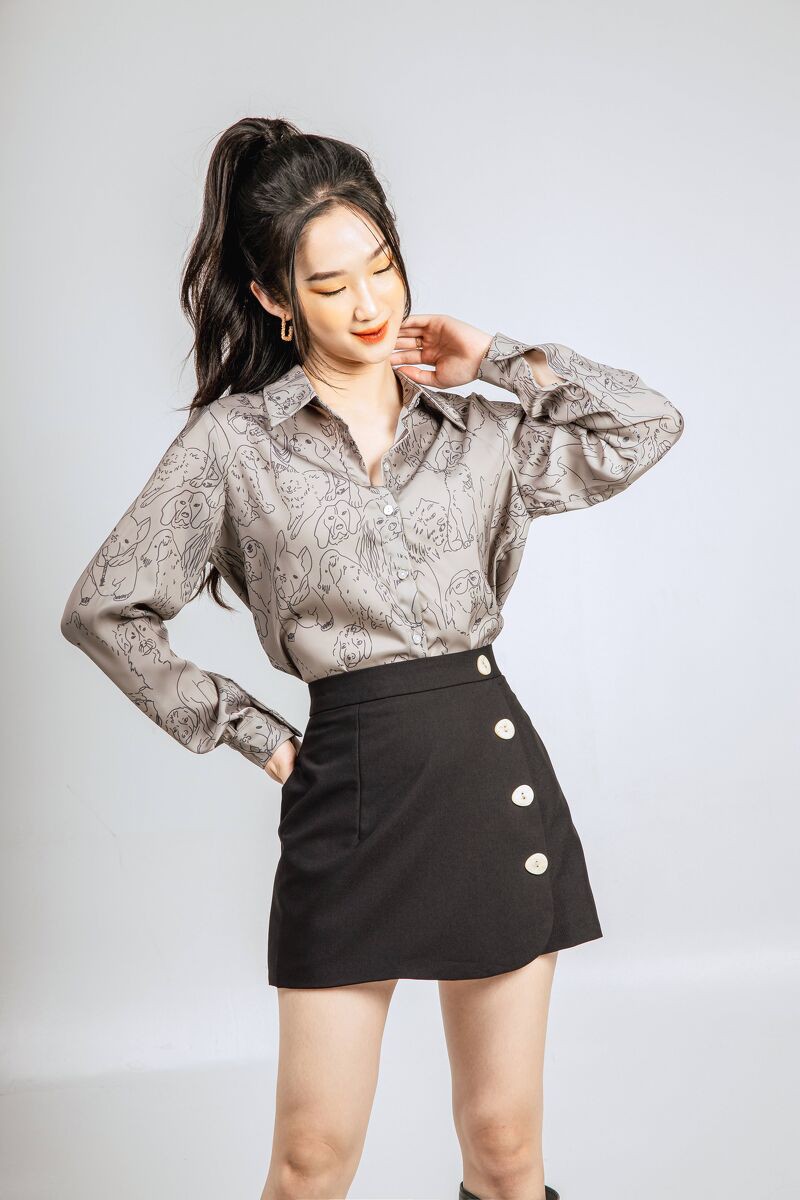 CCHAT Quần sooc xẻ lệch | BigBuy360 - bigbuy360.vn