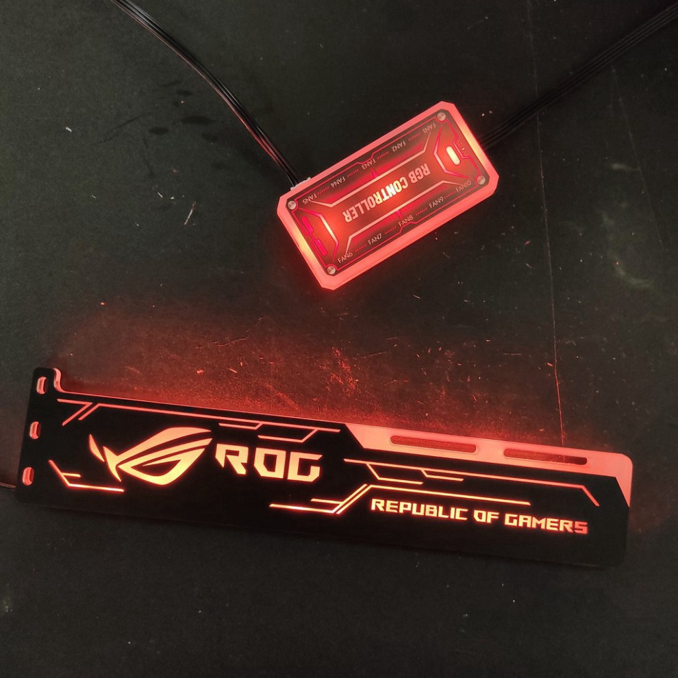 💥  Đỡ chống xệ card màn hình logo ROG Led RGB đồng bộ Hub 0 Controller 0 | BigBuy360 - bigbuy360.vn
