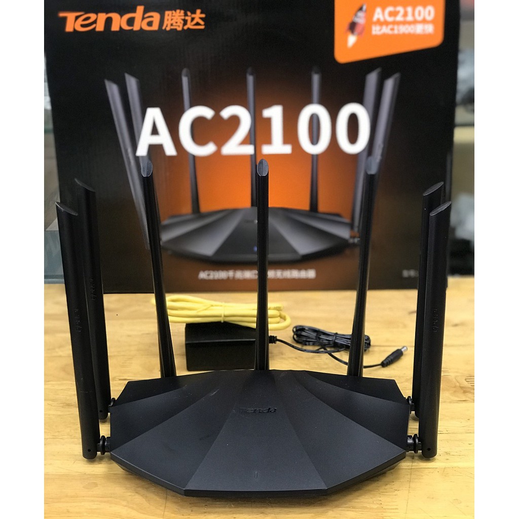 [Giao trong 1h - Hà Nội] Bộ Phát Wifi Tenda AC23 AC7 AC6 7 Ăng Ten 6dbi - Chuẩn AC1200 (Hàng Nhập Khẩu 2020)