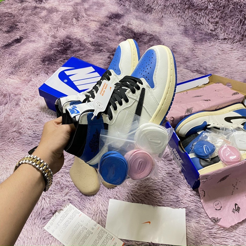 Giày Jordan Travis Fragment cổ cao hàng 1:1 chất lượng [ Full box + freeship ]