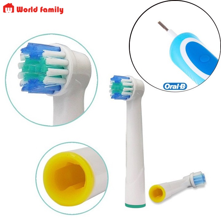 COMBO 4 đầu bàn chải đánh răng điện Oral B cho răng nhạy cảm niềng răng