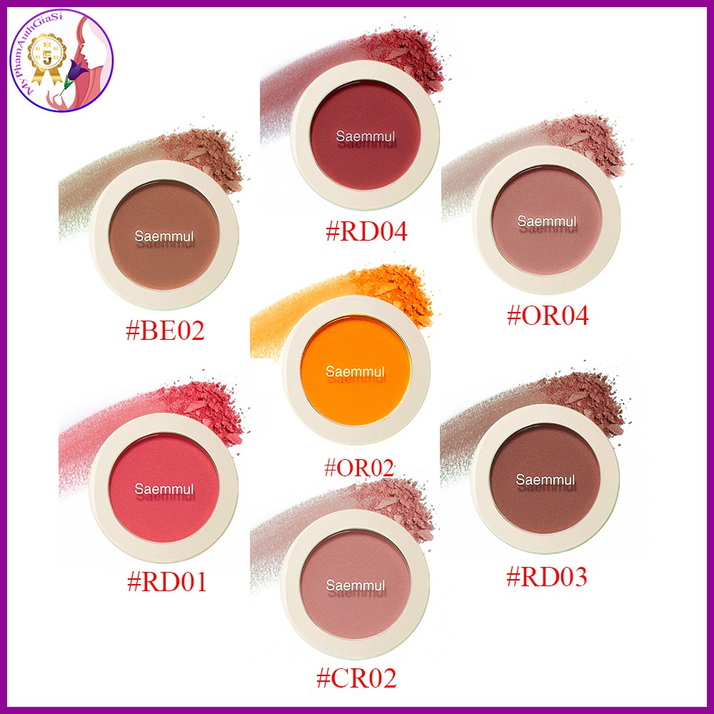 Phấn má hồng saemmul single blusher