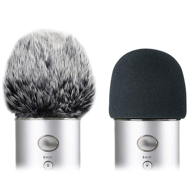 Set 2 tấm lọc bằng xốp chống gió cho micro thu âm Blue Yeti