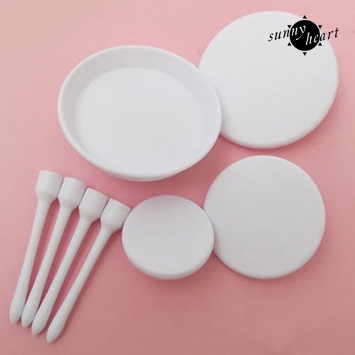 (Hàng Mới Về) Set 4 Đế Nhựa Chuyên Dụng Bắt Bông Kem Trang Trí Bánh