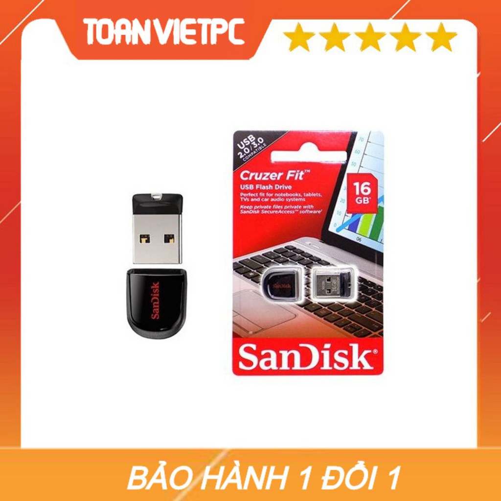 Usb 16Gb Sandisk CZ33 Mini siêu nhỏ