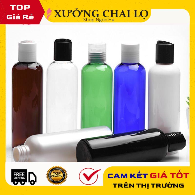 Chai Chiết Mĩ Phẩm ❤ GIÁ RẺ NHẤT ❤ Chai nhựa pet nắp nhấn trắng sữa 20ml,30ml, 50ml,100ml chiết mỹ phẩm .