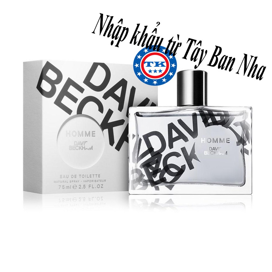 Nước Hoa For Men David Beckham Homme Eau De Toilette - 75ml - TayBan Nha