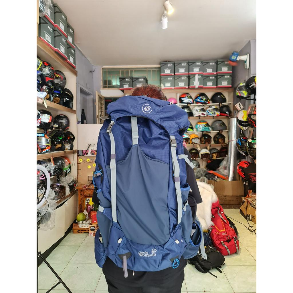Balo Jack Wolfskin Alpine Trail 40L  nhiều màu chính hãng - Balo trecking có trợ lực tiện lợi đi leo núi,trecking