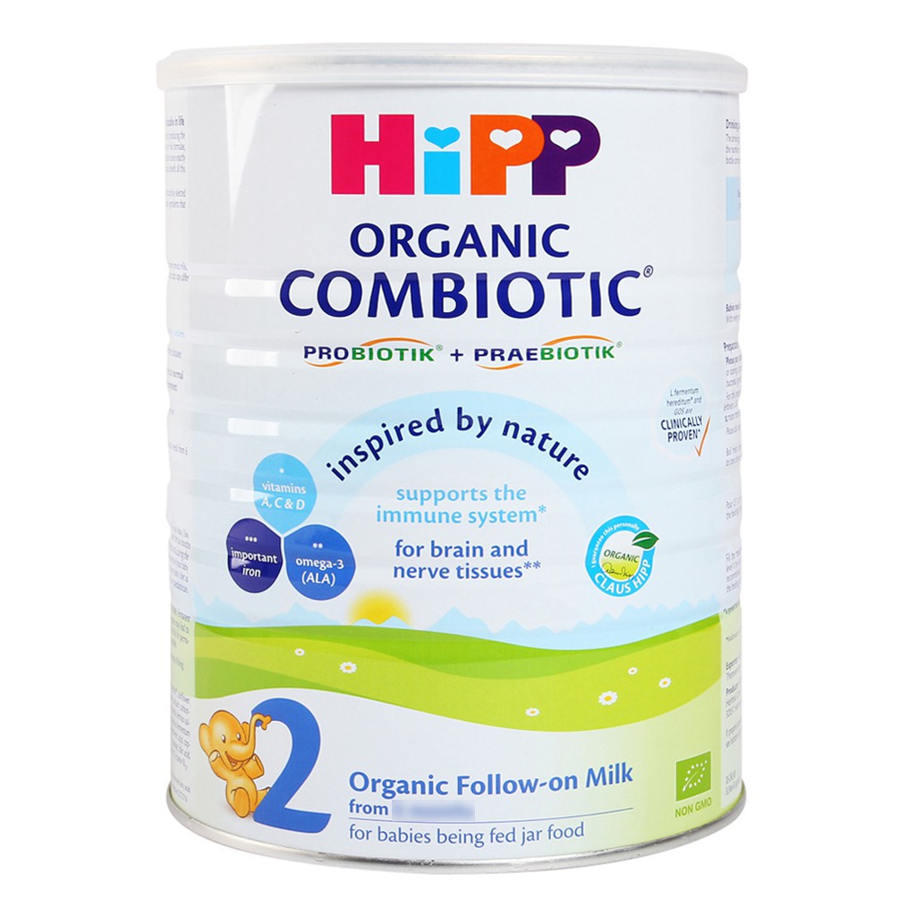 Hipp 2 Sữa Bột Organic 800g