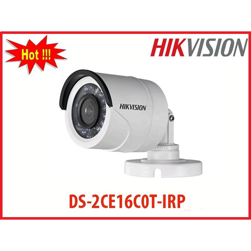 Camera thân HD-TVI HIKVISION DS-2CE16C0T-IRP Hàng chính hãng