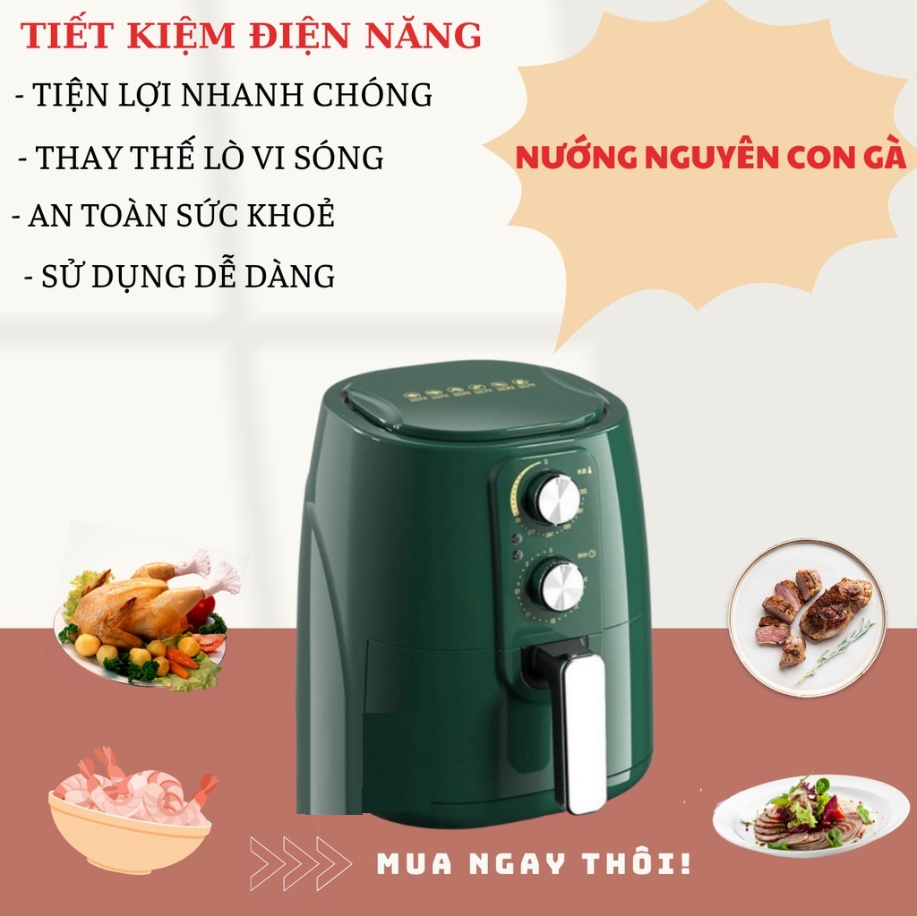 Nồi Camel chiên không dầu 6.5L JY-608 , nồi nướng không dầu đa năng Camel