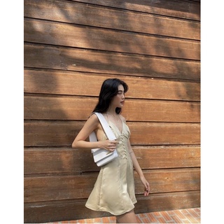 Narcystudio - Đầm lụa cột dây - Ana Dress