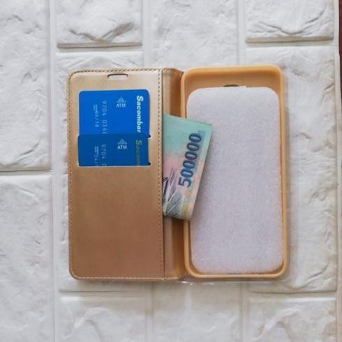 BAO DA SAMSUNG GALAXY A7 kiêm ví da có từ tính