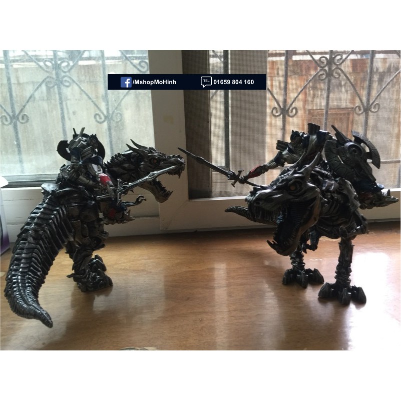 Mô hình Transformmer Optimus cưỡi khủng long Gimlock