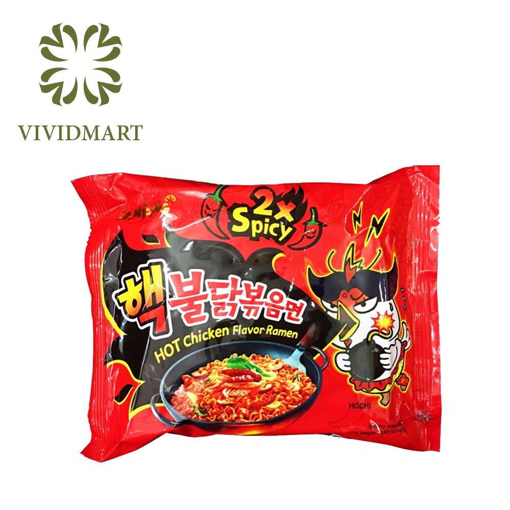 Góilẻ MÌ KHÔ GÀ CAY SAMYANG HQ 9VỊ: TRUYỀN THỐNG, CÀ RI CURRY, CỰC CAY, NƯỚC, KIM CHI, PHOMAI, SỐT KEM Ý CREAM CARBONARA