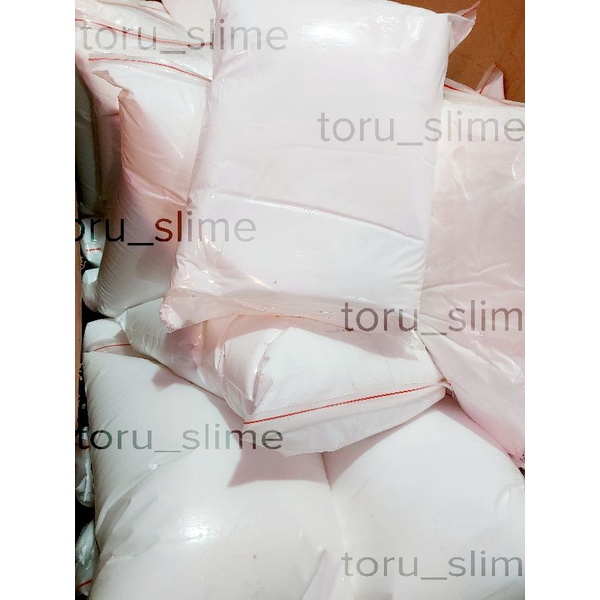 Đất sét trắng mềm 10 KG tự khô siêu nhẹ COMBO toru_slime