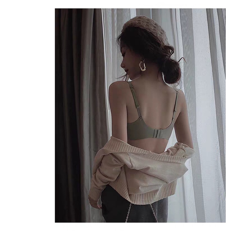 Áo ngực không đường may mềm mại dây quai có thể điều chỉnh kiểu dáng thời trang
