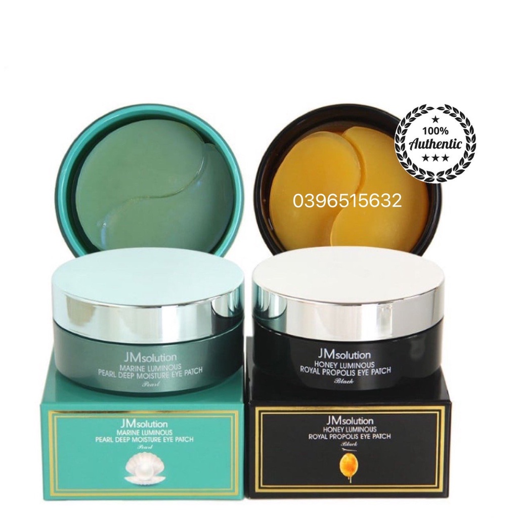 Mặt Nạ Mắt Xóa Thâm Quầng Mắt Và Nếp Chân Chim JM Solution Eye Patch