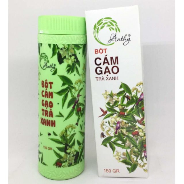 Hộp Cám Gạo Trà Xanh Anthy 150Gam