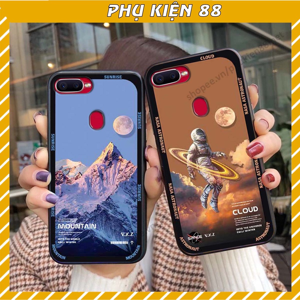 Ốp Oppo A5s / A7 / F9 / A12 hình vũ trụ, mountain, cloud phong cách cá tính