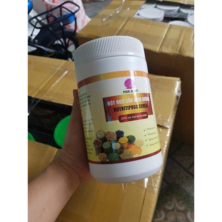 Bột ngũ cốc dinh dưỡng Nutritipous Cereal hỗ trợ giảm cân, ăn kiêng an toàn cho sức khỏe
