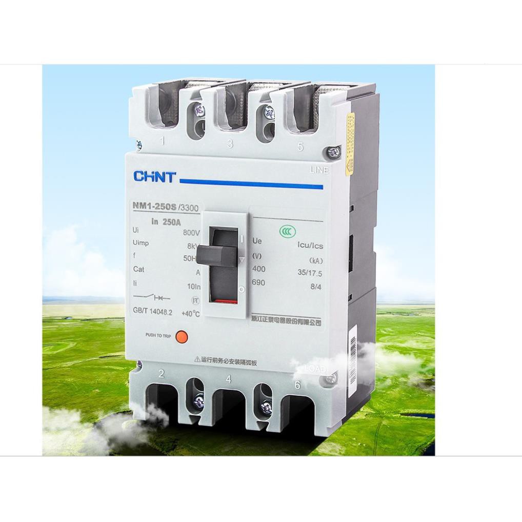 Aptomat CHINT MCCB 3P 160A,200A,250A - NM1-250S -TBĐ