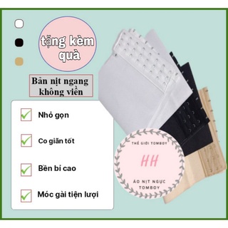ÁO NỊT NGỰC TOMBOY - BẢN NỊT NGANG LOẠI 13CM VÀ 15CM