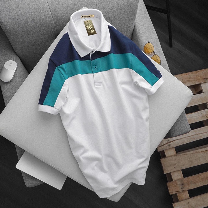 Áo polo cổ bẻ cao cấp, Áo polo 3 sọc ngang - áo polo đi làm - áo polo sự kiện | BigBuy360 - bigbuy360.vn