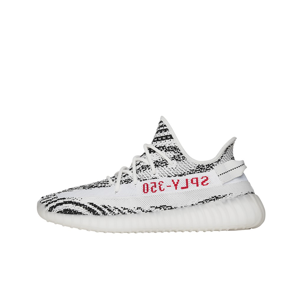 Giày Thể Thao Ngựa Vằn Adidas Yeezy Boost 350 V2 Zebra CP9654 White/Core Black/Red