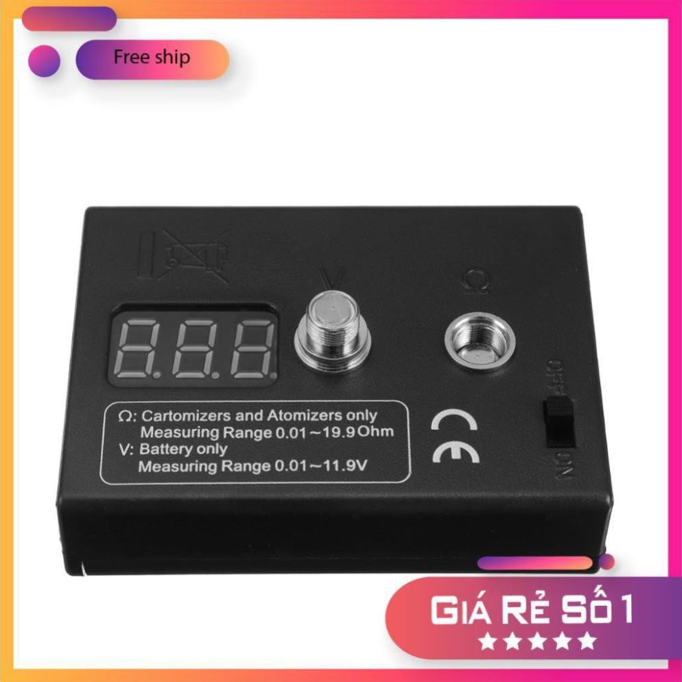 ⚡️Dùng Pin 2AA⚡️ Dụng Cụ Đo Ohm Coil Master Ohm Mete _ Thiết Bị Đo Ohm Điện Tử