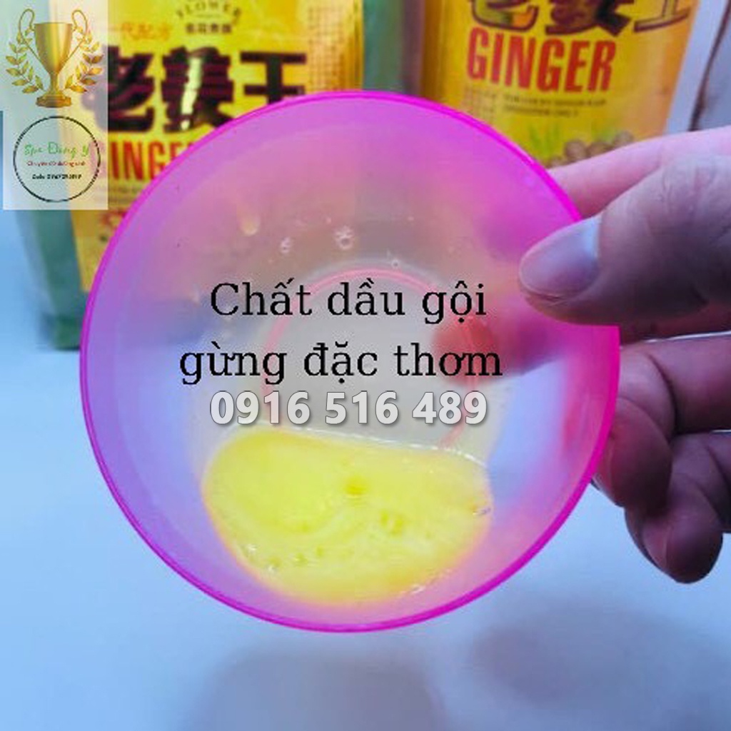 Dầu Gội Gừng Giảm Rụng Tóc, Kích Thích Mọc Tóc, Giảm Gàu, Nấm Da Đầu, Lưu Thông Khí Huyết Giảm Đau Đầu