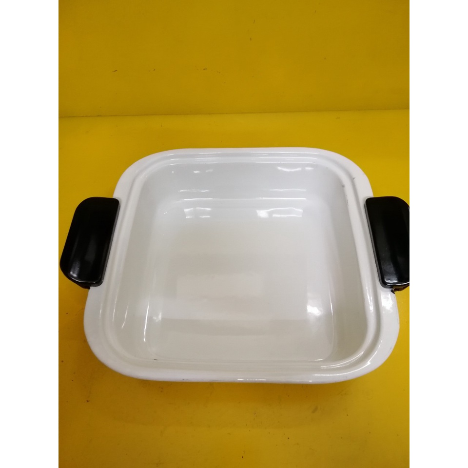 Chảo (nồi) men nội địa Nhật, size 23*24cm, cao 7cm (mã 800), Dùng được bếp từ