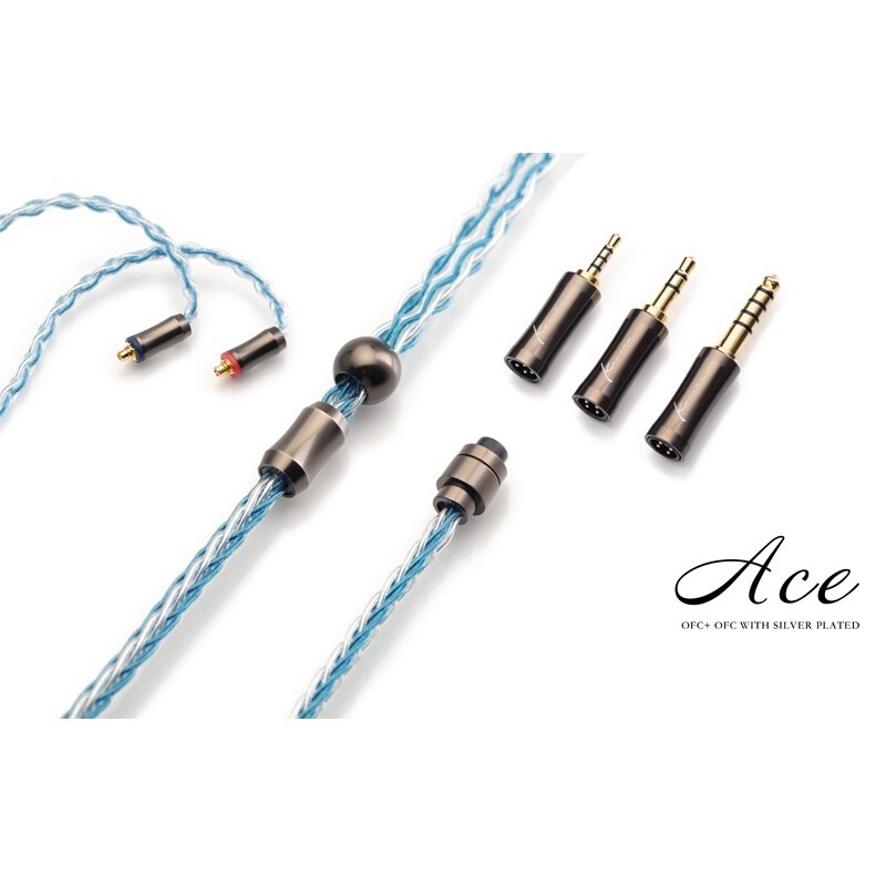 Dây Cáp Nâng Cấp Mô-Đun Kinera Ace 2.5+3.5+4 OFC+ Mạ Bạc 8 Lõi 3 Chiều 0.78 2pin / MMCX