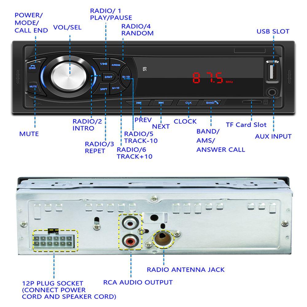 Máy Nghe Nhạc MP3 BTLIMER Rảnh Tay Cho Xe Hơi