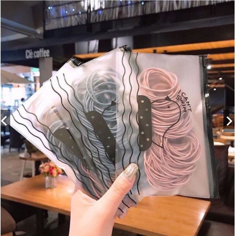 Sét 3 dây buộc tóc Hàn Quốc