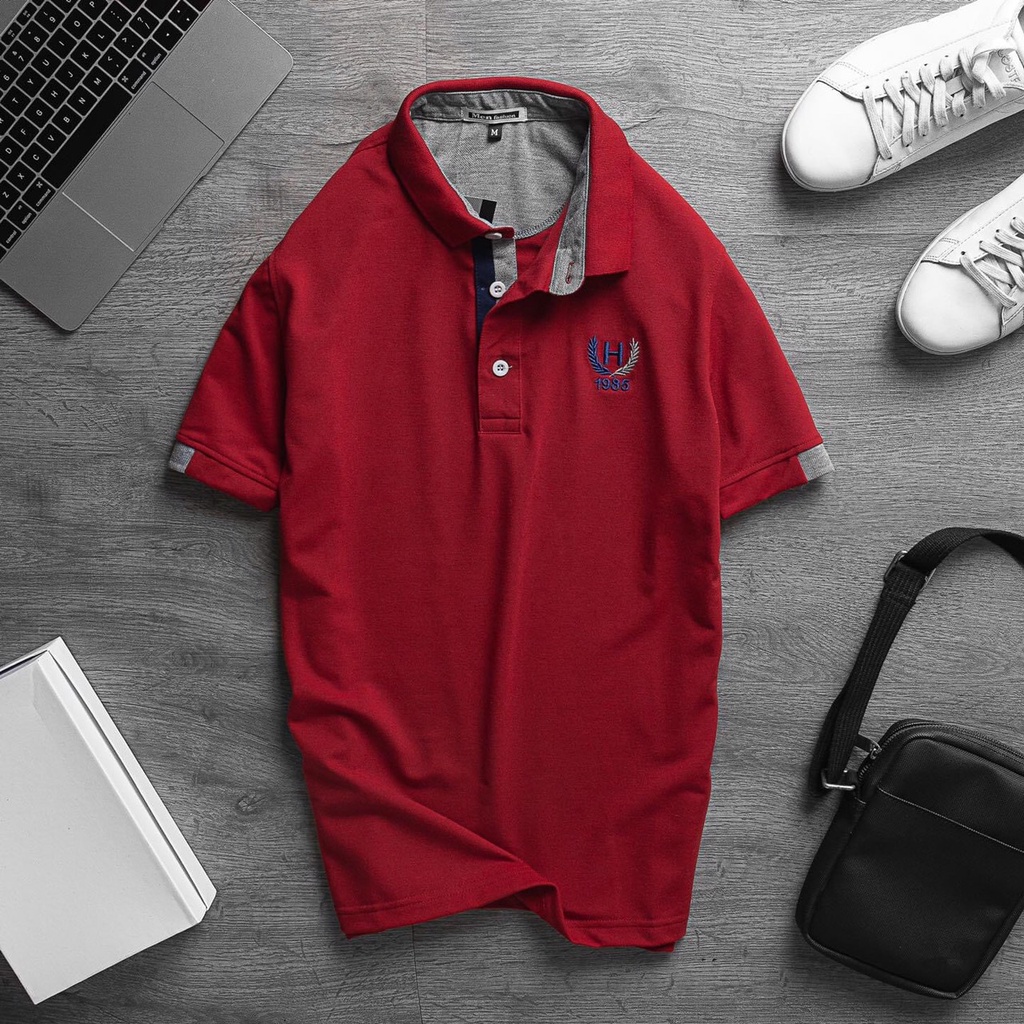 Áo thun polo nam trơn BÔNG LÚA - Cotton 100%, màu sắc đơn giản, dễ dàng phối đồ, mặc cặp đôi Unisex