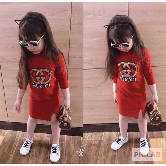 Váy điệu đà bé gái