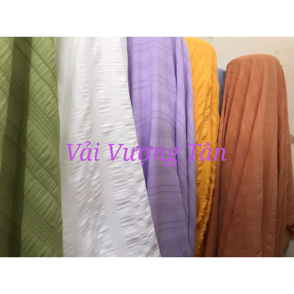 Vải xốp nhăn