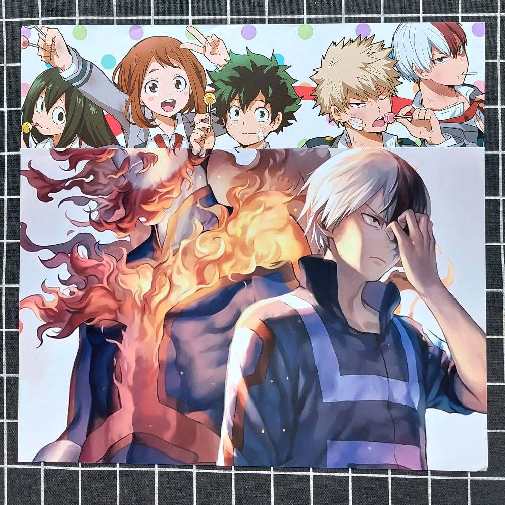 Poster Anime Boku no Hero Academia (8 Tờ)