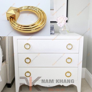 Núm tay nắm tủ mạ vàng NK067 (Màu Vàng)