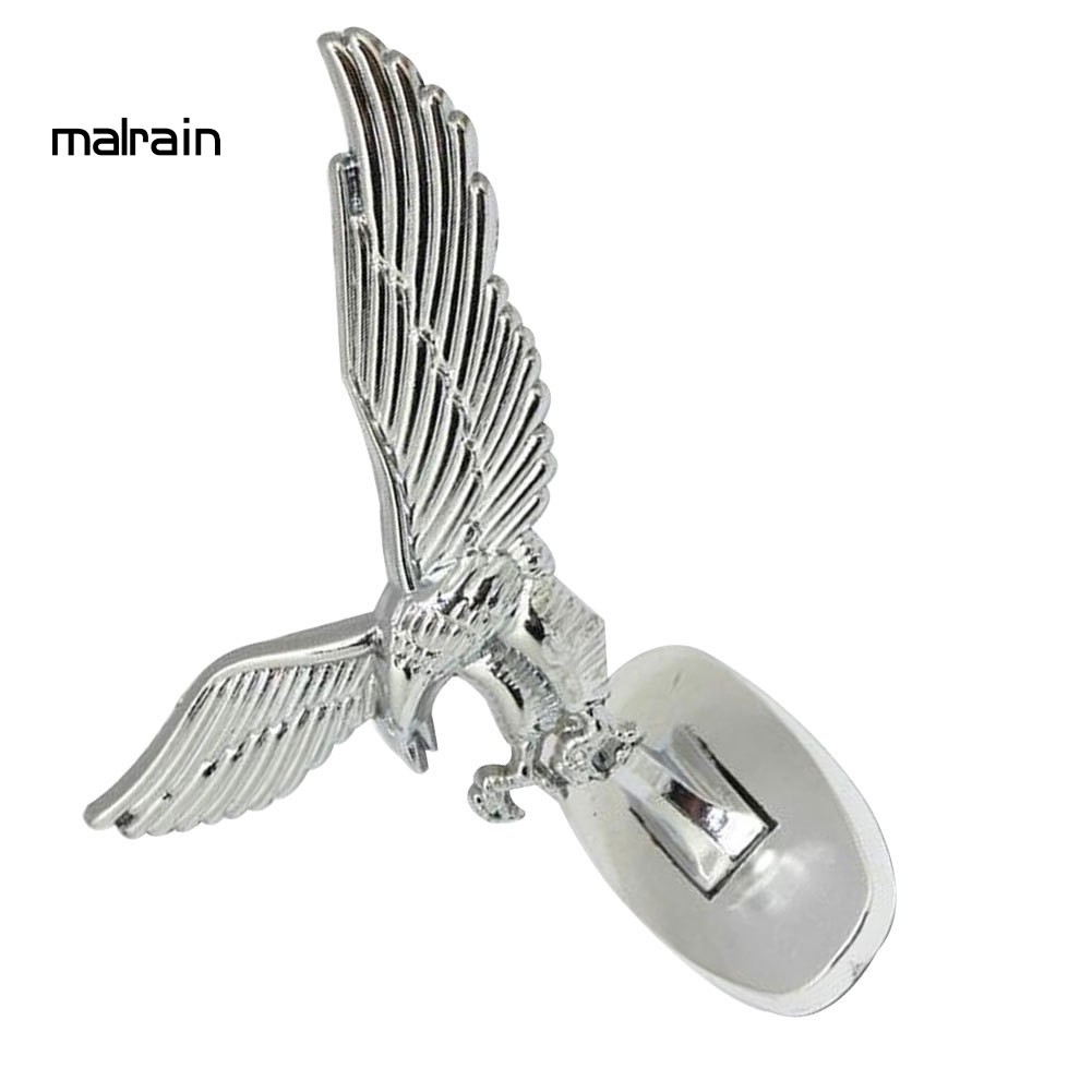 Miếng Dán Nắp Capo Xe Hơi Hình Đại Bàng 3d Bằng Kim Loại