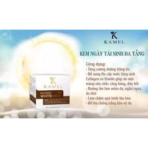 Kem tái sinh đa tầng ngày và đêm Kamel – Dưỡng Sáng, Tăng Sinh Collagen, Cấp HA, Ngăn Lão Hóa