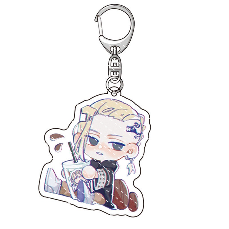 Móc khóa nhựa acrylic hình nhân vật Anime Tokyo Revengers Sano Manjirou Hanagaki Takemichi Ryuuguuji Ken