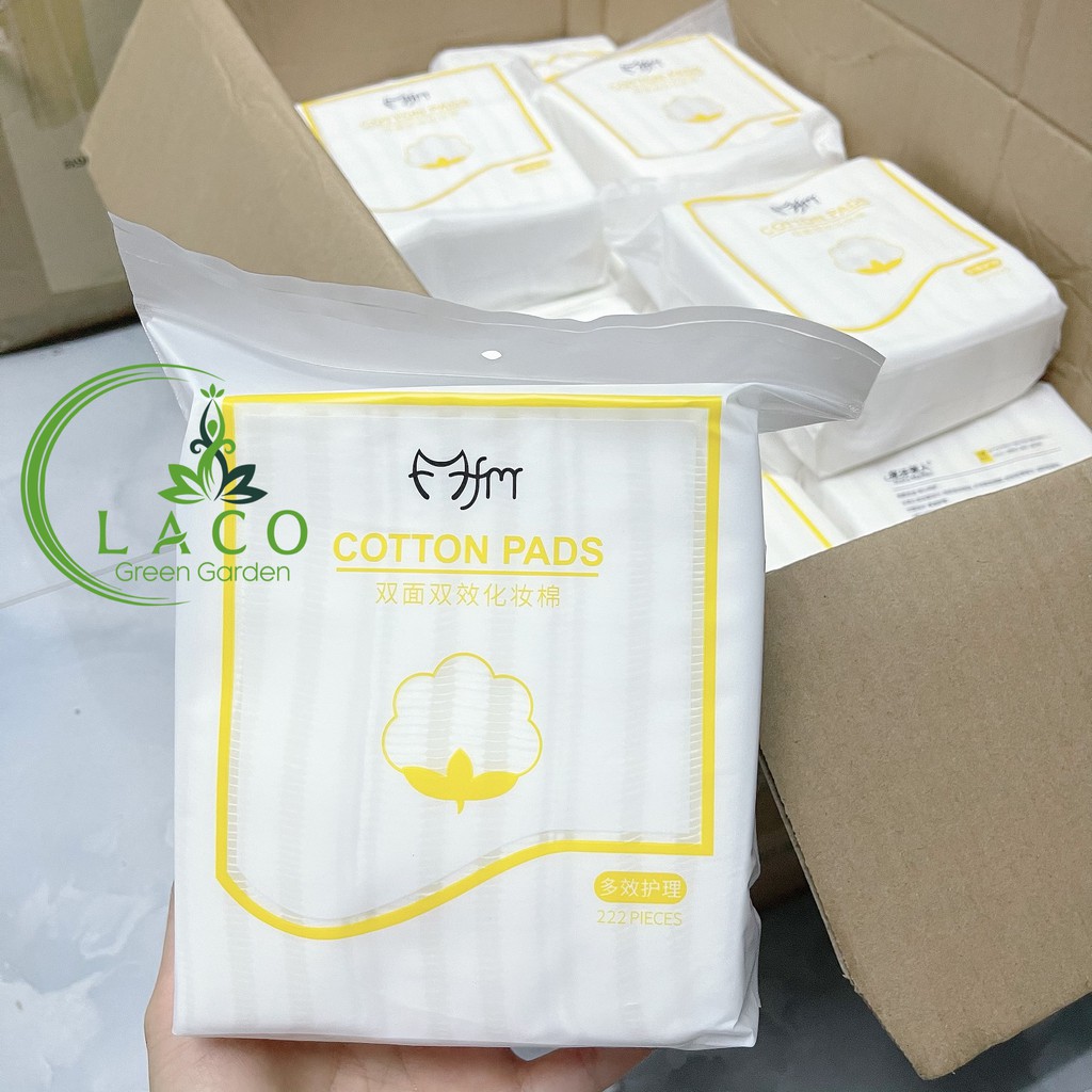 Bông Tẩy Trang 3 Lớp Cotton Pads Túi 222 Miếng | BigBuy360 - bigbuy360.vn