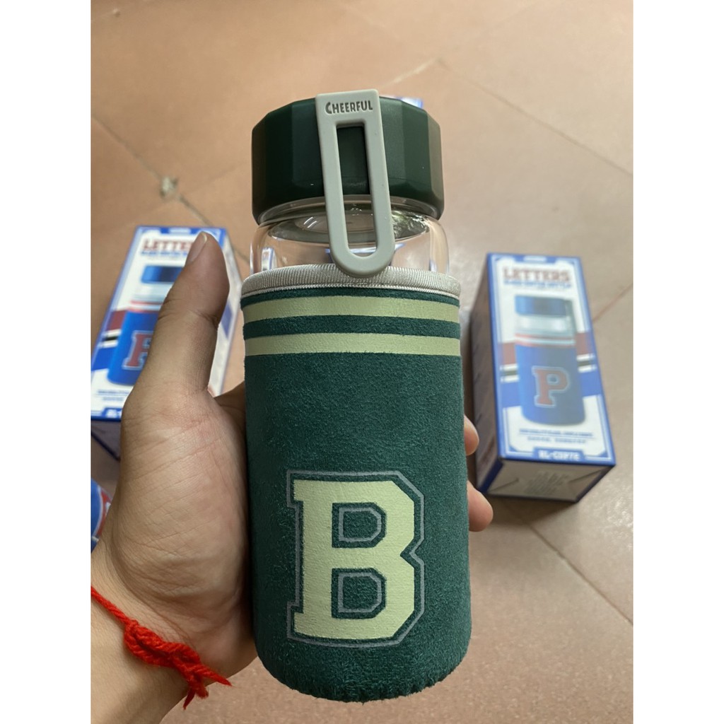 [FreeShip][Ship 2H]Bình chai nhựa đựng nước bằng nhựa trong suốt 400ml Remax bọc vải phong cách thể thao chính hãng