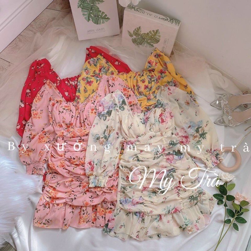 đầm hoa voan nhún bigsize 55kg-90kg✅🥰🥰 | BigBuy360 - bigbuy360.vn