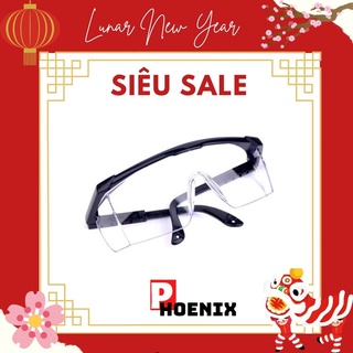 Kính bảo hộ Nhựa cứng  trong suốt bảo vệ mắt an toàn lao động, phòng chống dịch bệnh lây lan