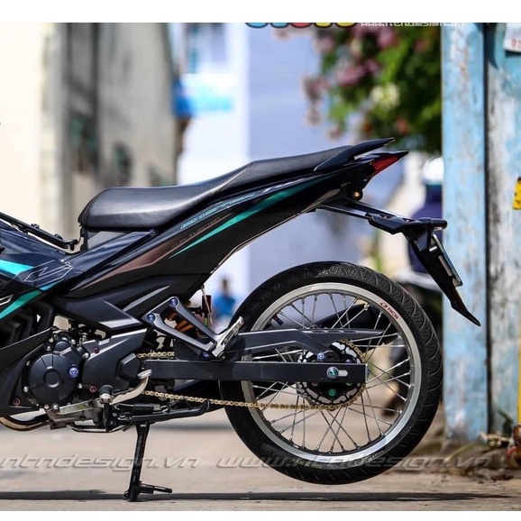 Tem Rời Yamaha Exciter 150 RC Dán Xe Đen Phối Xanh Ngọc