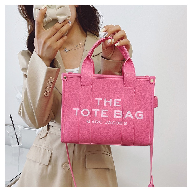 Túi Tote Đeo Vai In Chữ Đơn Giản Thời Trang